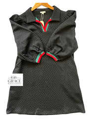"Abigail" Textured Dress - The Katie Grace Boutique