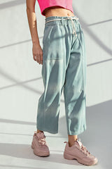 "Amber" Cropped  Wide Leg Jeans - The Katie Grace Boutique