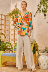 Kate" Floral Blouse - The Katie Grace Boutique