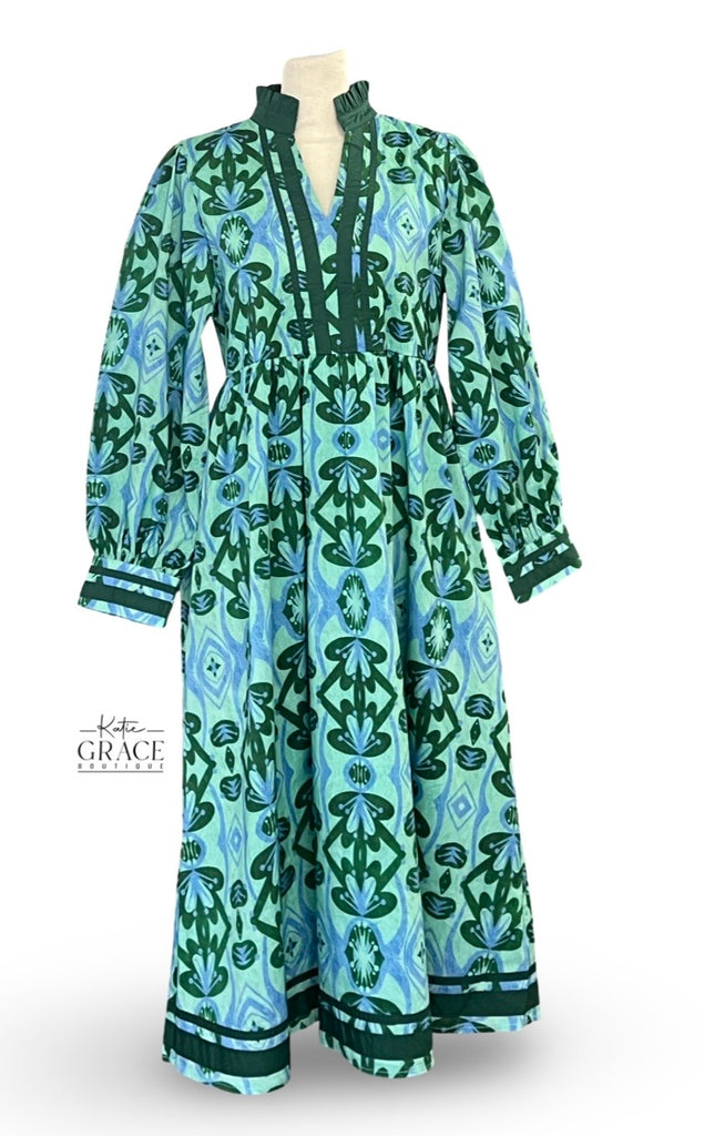 "Alicia" Midi Dress - The Katie Grace Boutique