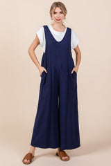 "Ashleigh" Linen Blend Jumpsuit, 3 colors - The Katie Grace Boutique