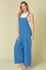 Restocked! "Gracen" Soft Cotton Jumpsuit - The Katie Grace Boutique