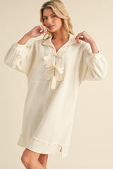 "Alaina" French Terry Dress - The Katie Grace Boutique