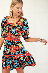 "Alicia" Floral Dress - The Katie Grace Boutique