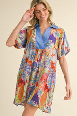 "Yancy" Printed Dress - The Katie Grace Boutique