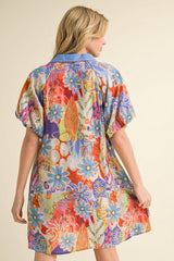 "Yancy" Printed Dress - The Katie Grace Boutique