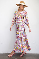 "Sophie" Printed Maxi Dress - The Katie Grace Boutique