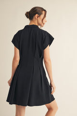 "Marissa" Pintuck Dress - The Katie Grace Boutique