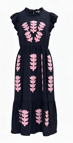 "Tabitha" Embroidered Dress - The Katie Grace Boutique