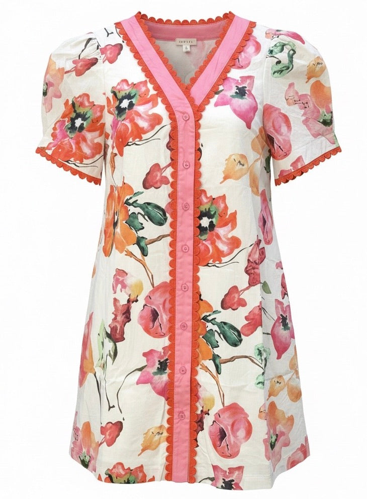 "Audra" Floral Dress - The Katie Grace Boutique