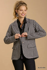 "Kelly" Tweed Blazer - The Katie Grace Boutique