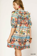 "Jessica" Short Sleeve Dress - The Katie Grace Boutique