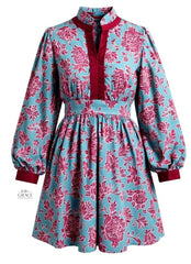 "Addison" Floral Dress - The Katie Grace Boutique