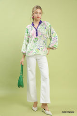 "Wendy" Scalloped Blouse - The Katie Grace Boutique