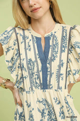 "Sophie" Paisley Midi Dress - The Katie Grace Boutique