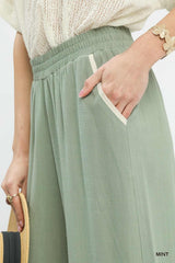 "Harper" Linen Blend Pants - The Katie Grace Boutique