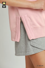 "Laura" Luxe Knit Zipper
