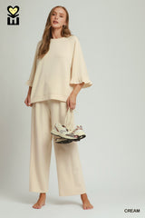 "Viv" Ruffled Luxe Top, 4 colors