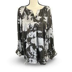 "Amanda" Metallic Blouse, 2 colors - The Katie Grace Boutique