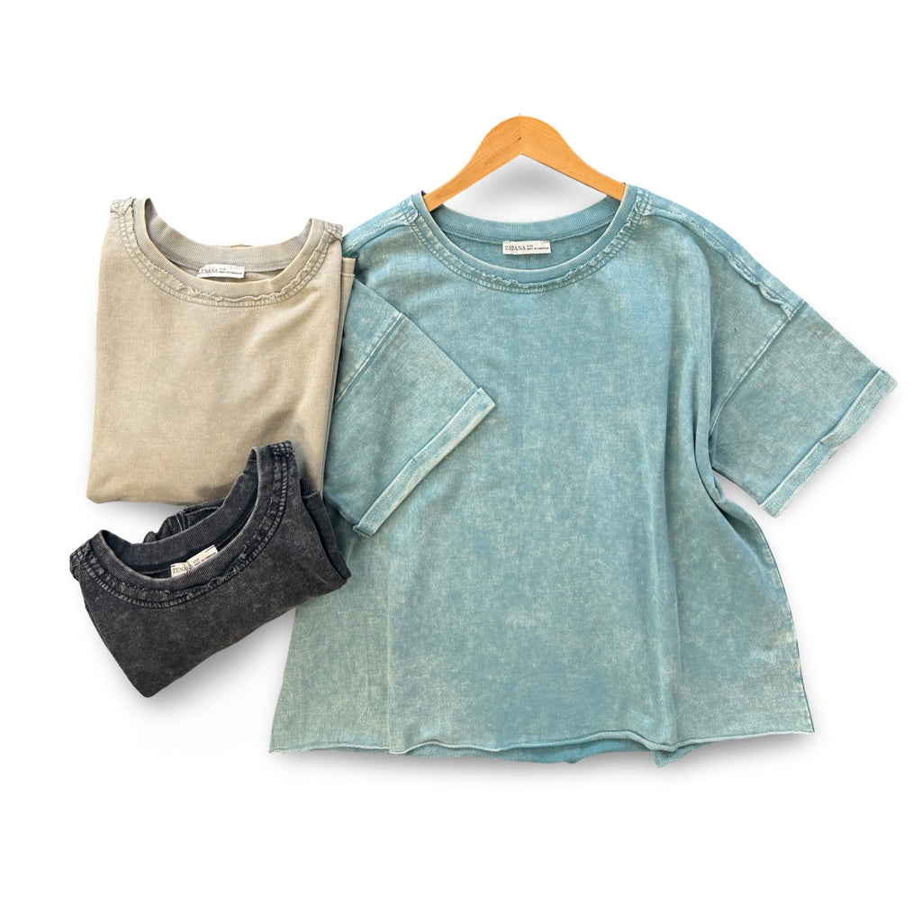 "Carmen" Mineral Top, 3 colors - The Katie Grace Boutique