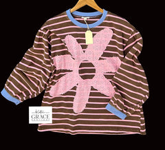 "Darlene" Mineral Washed Pullover - The Katie Grace Boutique