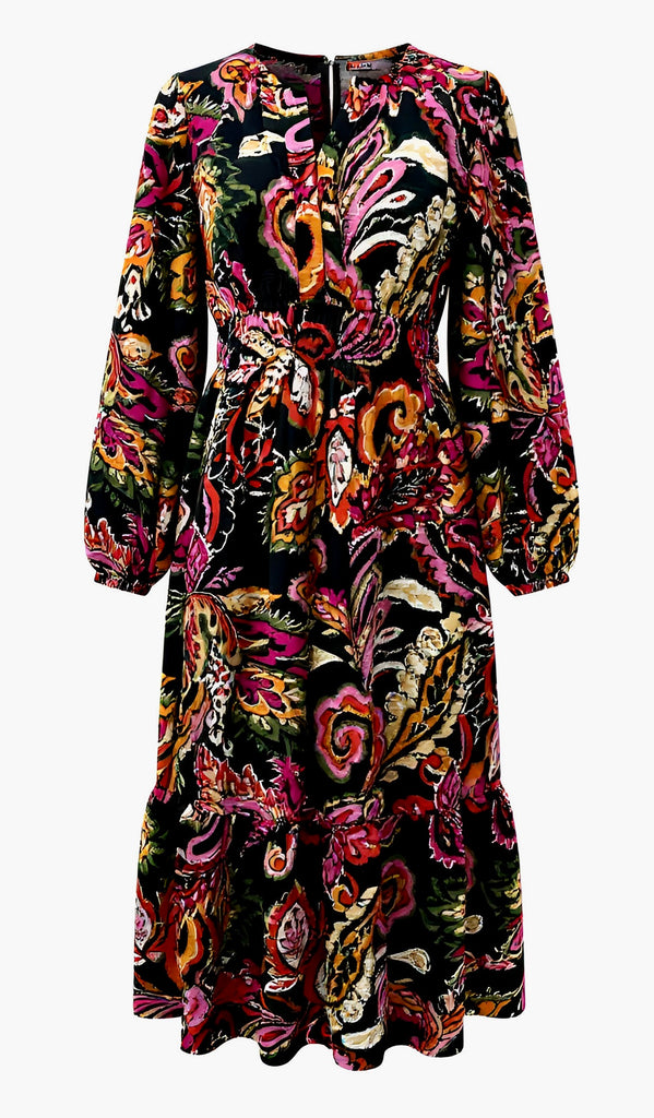 "Jasmine" Midi Dress - The Katie Grace Boutique