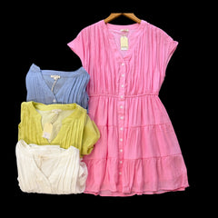 "Bianca" Cap Sleeve Dress, 3 colors - The Katie Grace Boutique