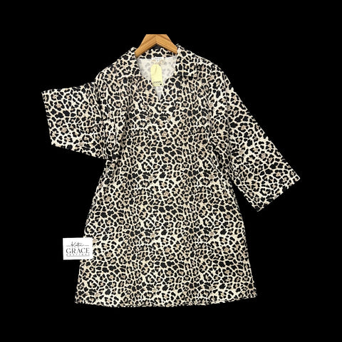 "Jessica" Leopard Dress - The Katie Grace Boutique