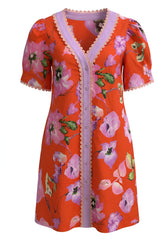 "Isadora" Floral Dress - The Katie Grace Boutique