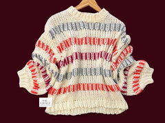 "Tracine" Multi Color Sweater - The Katie Grace Boutique