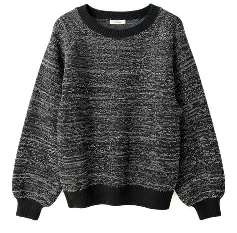 "Merian" Marled Sweater - The Katie Grace Boutique