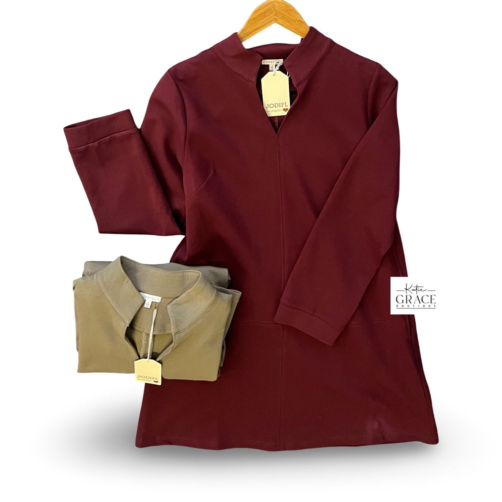 "Ember" Luxe Dress, 2 colors - The Katie Grace Boutique