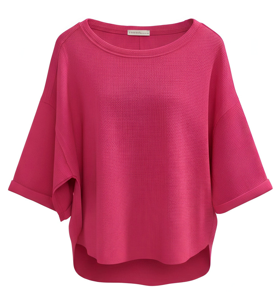 "Kindly" 3/4 Sleeve Top - The Katie Grace Boutique