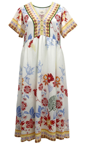 "Makayla" Floral Dress - The Katie Grace Boutique