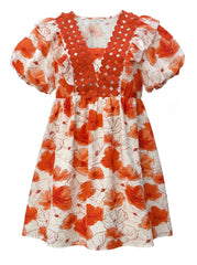 "Gretchen" Floral Dress - The Katie Grace Boutique
