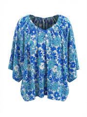 "Beatrice" Floral Blouse - The Katie Grace Boutique