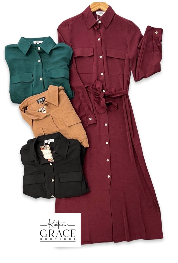 "Leslie" Air Flow Maxi Dress, 4 colors - The Katie Grace Boutique