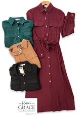 "Leslie" Air Flow Maxi Dress, 4 colors - The Katie Grace Boutique