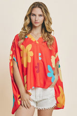 "Iggy" Oversized Blouse - The Katie Grace Boutique
