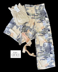 "Milani" Satin Pants - The Katie Grace Boutique