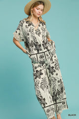 "Rosie" Matching Separates, Black - The Katie Grace Boutique