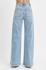 "Renee" Wide Leg Jeans - The Katie Grace Boutique