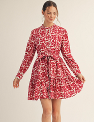 "Lacey" Long Sleeve Dress - The Katie Grace Boutique