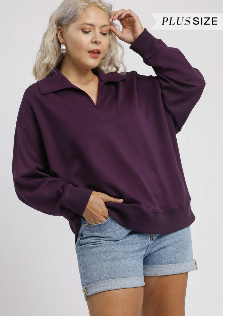"Ashley" Luxe Knit Pullover, 2 colors - The Katie Grace Boutique