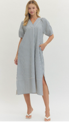 "Chasely" Striped Dress, 4 colors - The Katie Grace Boutique