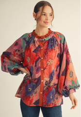 "Charlotte" Blouse - The Katie Grace Boutique