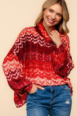 "Addy" Ultra Soft Mock Neck Pullover - The Katie Grace Boutique