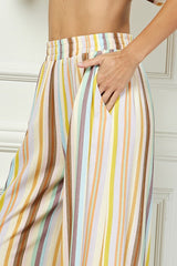 "Emily" Striped Pants - The Katie Grace Boutique