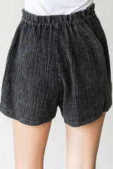 "Leora" Mineral  Washed Shorts - The Katie Grace Boutique