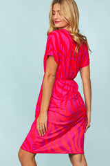 "Rhonda" Surplice Dress - The Katie Grace Boutique